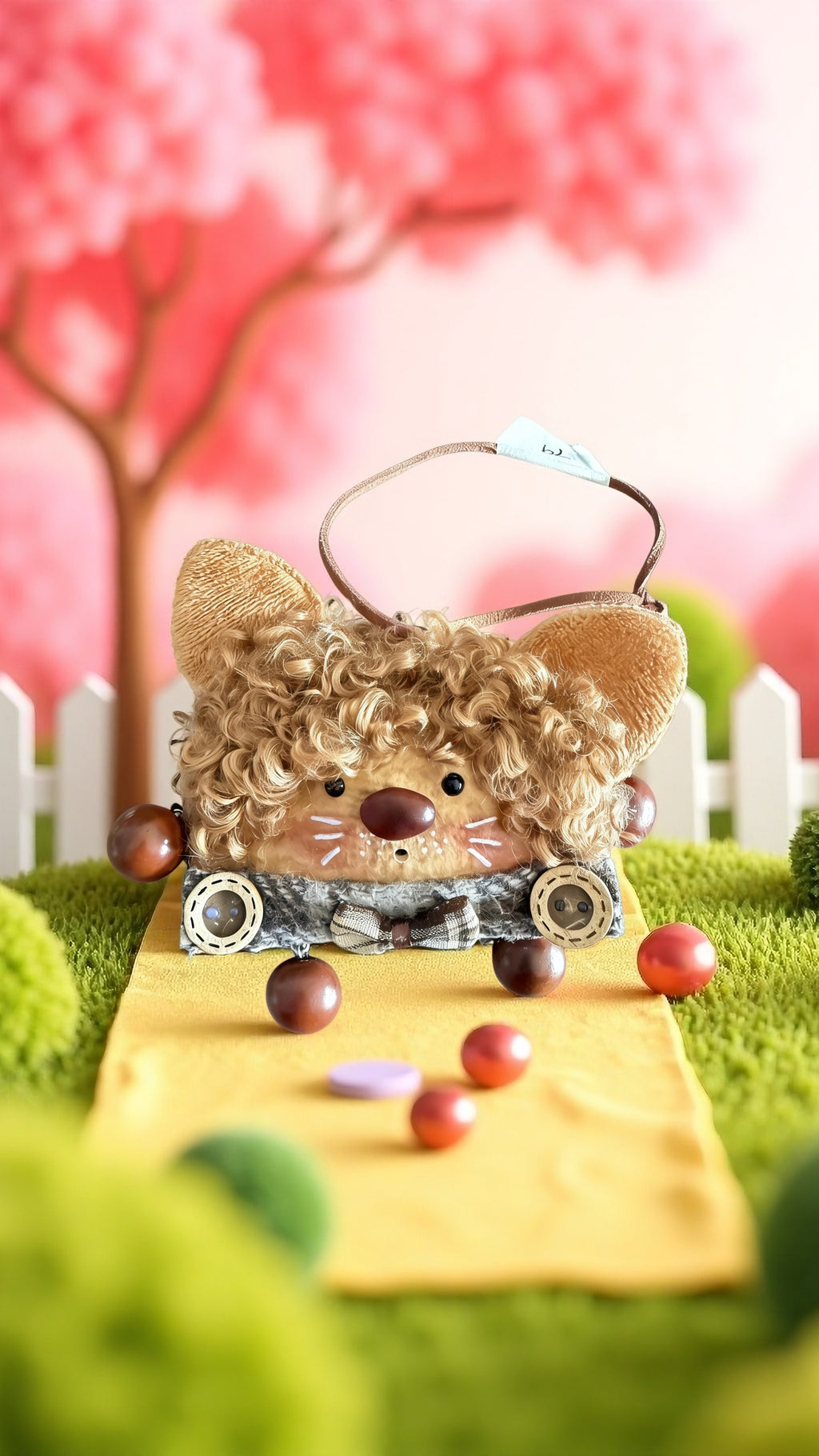 Lemonlemoncrafts Bean Pod Doll Blind Box - Pure Natural Handmade Craft, Natural Entada Pod Material, Approx 4.7in (12cm), Unique Natural Color